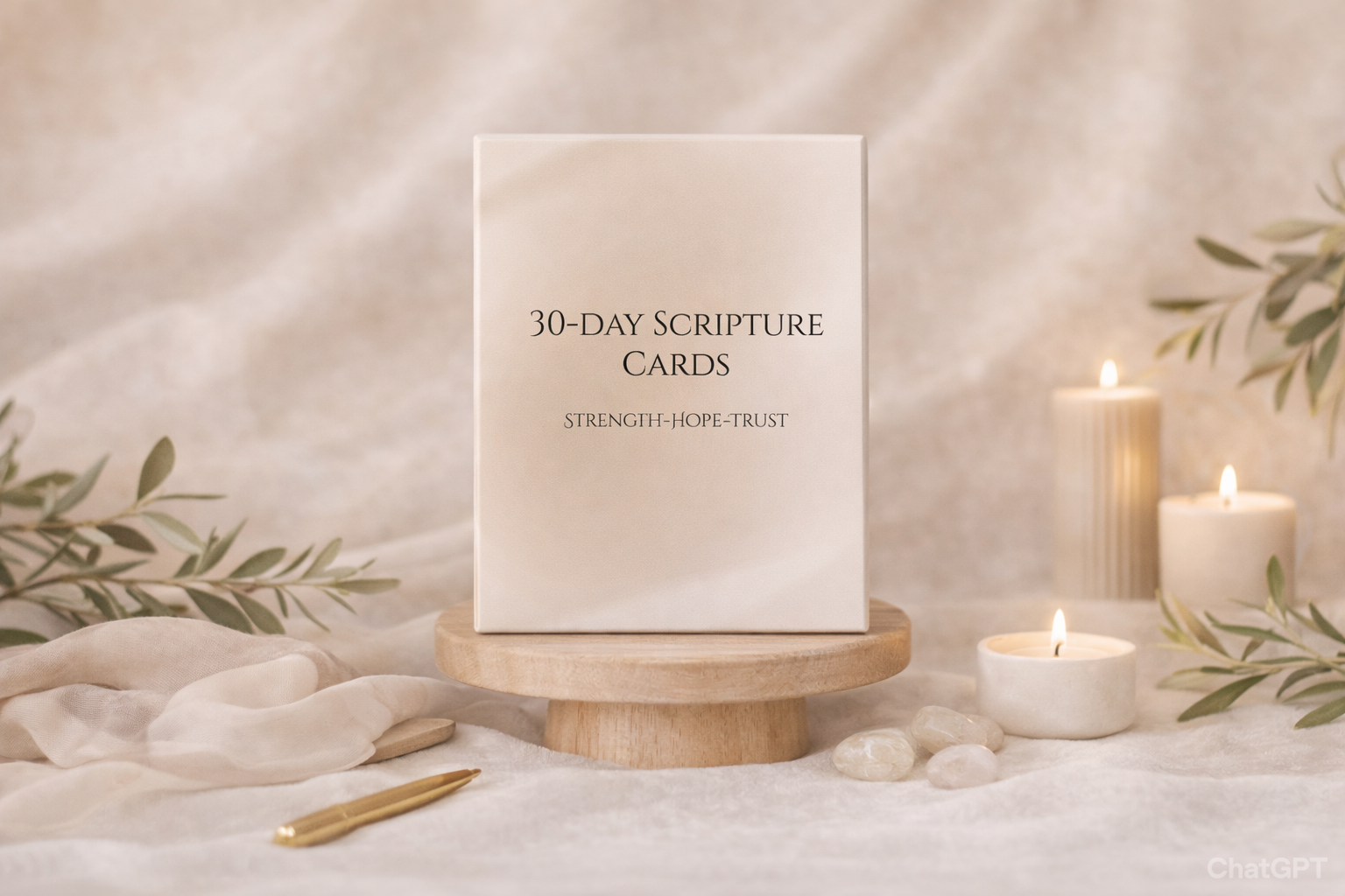 30 Day Scripture Cards: Strength, Hope & Trust