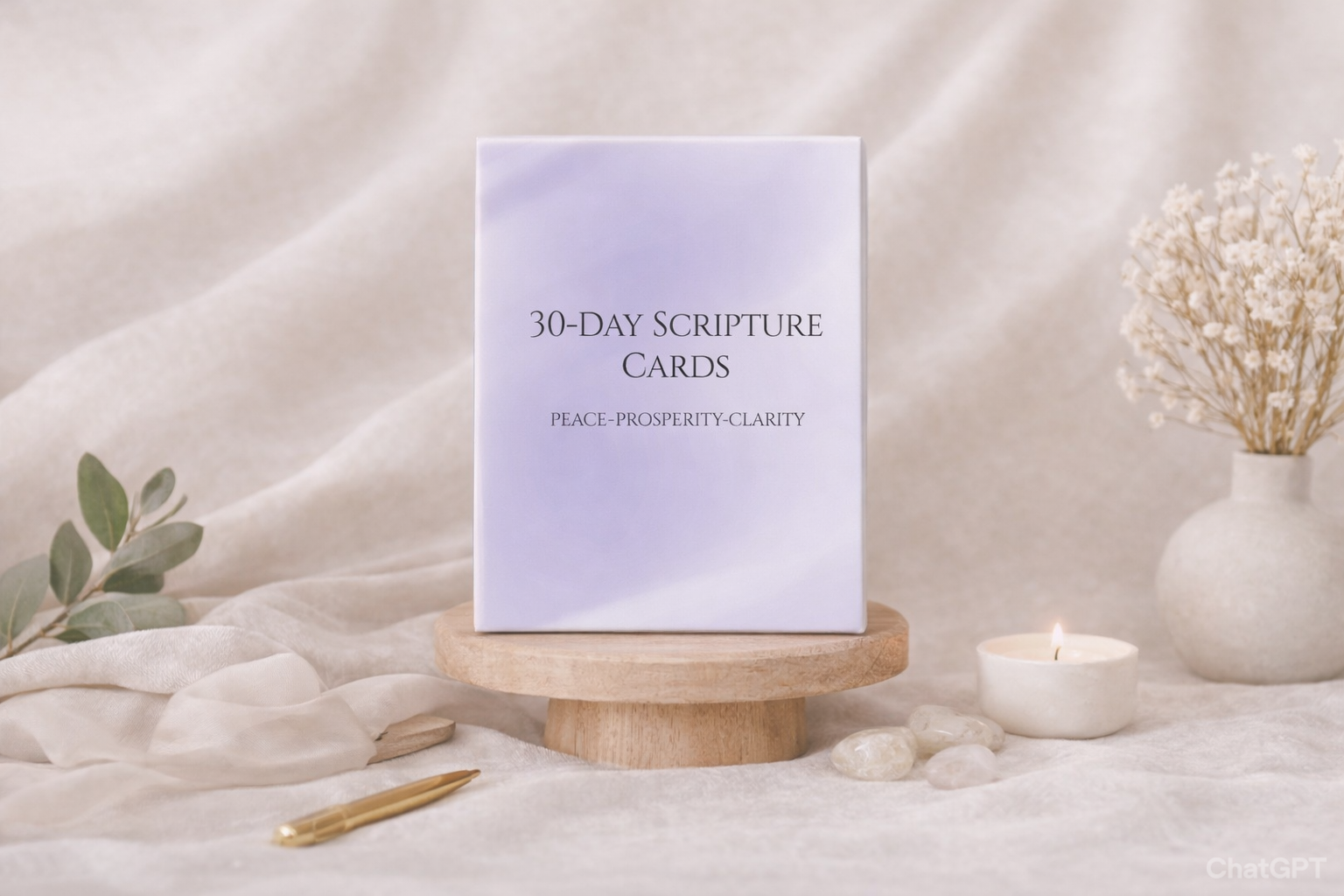 30 Day Scripture Cards: Peace, Prosperity & Clarity